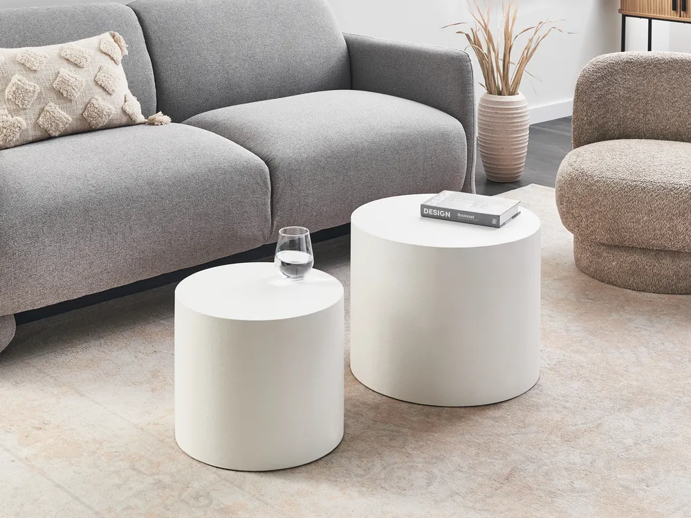 Couchtisch 2er Set MANTI Weiß
