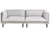 Sofa 3-Sitzer VORGOD Stoff Hellgrau
