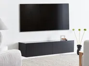 Wall Mounted TV Stand GLADSTONE Black_973739
