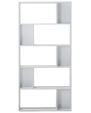 Bücherregal mit 5 Ebenen ORILLA 174 cm Weiß_708078