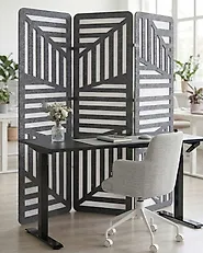 Büro-Raumteiler FUTURA 180 x 180 cm Dunkelgrau_1177480