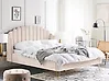 Bett mit Lattenrost Samtstoff AMBILLOU 160 x 200 cm Hellbeige