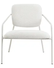 Set of 2 Armchairs LOA Fabric Off-White_1012533