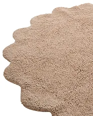 Kids Rug ANEGUNDI  Light Brown ø 120 cm Cotton with Cushion_1154920