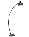 Stehlampe DINTEL Metall Schwarz