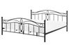 Bett mit Lattenrost Metall ANTLIA 160 x 200 cm Schwarz