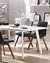 Esszimmerstuhl 2er Set CALGARY Schwarz