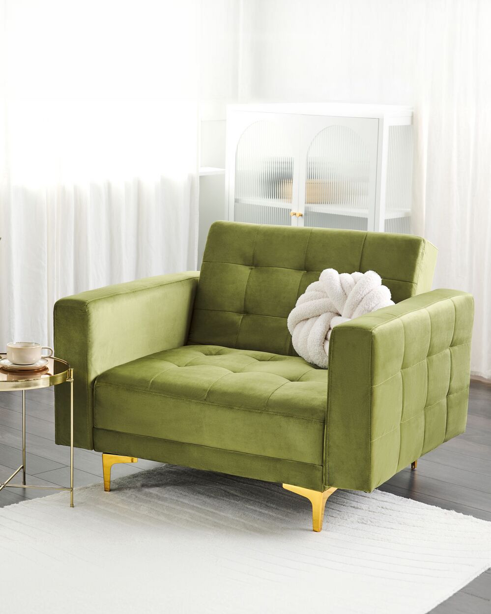 Armchair ABERDEEN Velvet Green