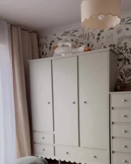 Hängeleuchte GAIREZI Metall Weiß / Beige_1063211