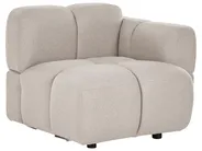 Modular Sofa 3 Seater MAKSABERG Fabric Beige_1135164
