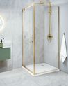 Duschkabine DARLI 70 x 70 x 185 cm Gold