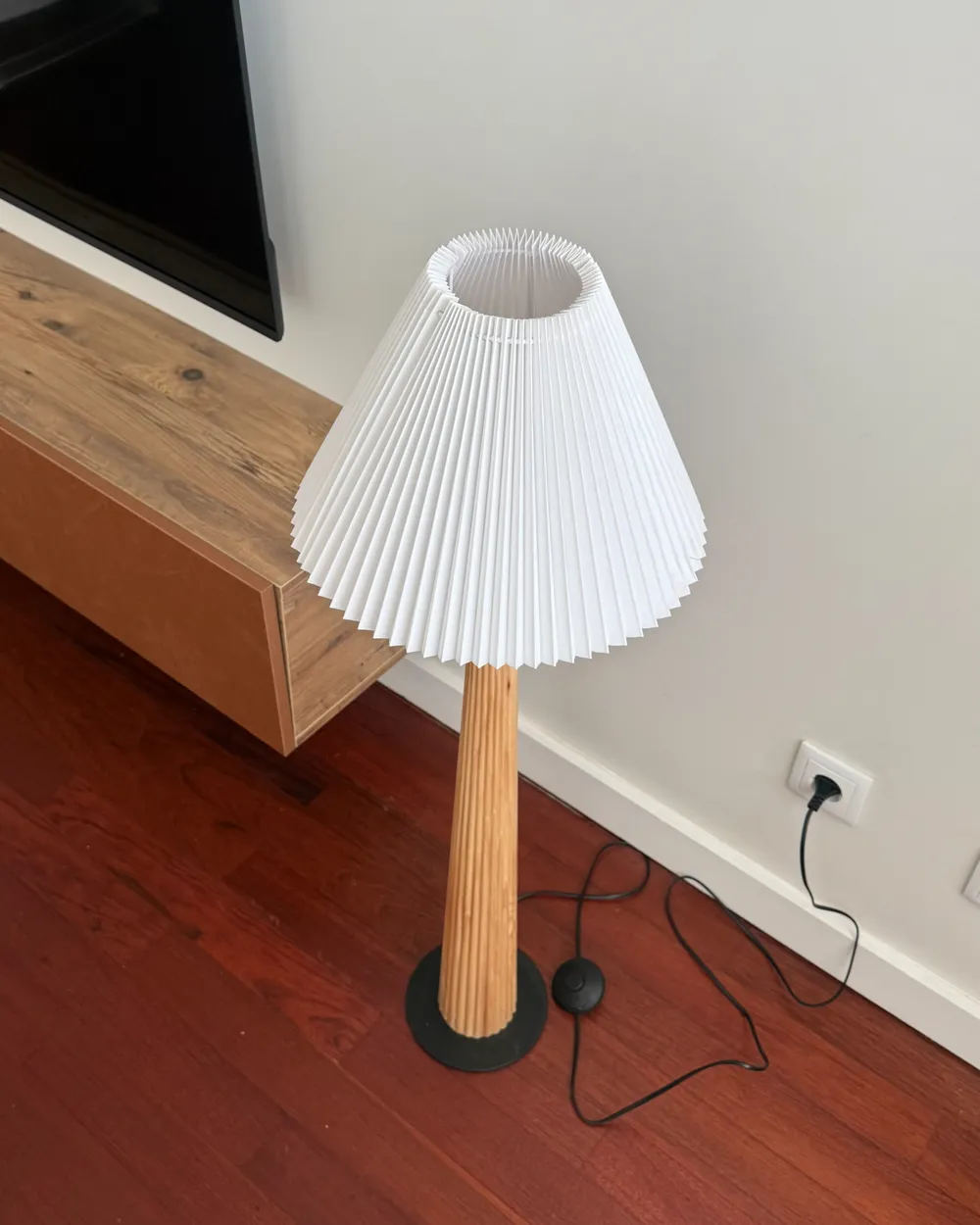 Stehlampe ALIGIDE Holz Naturfarben_1046106