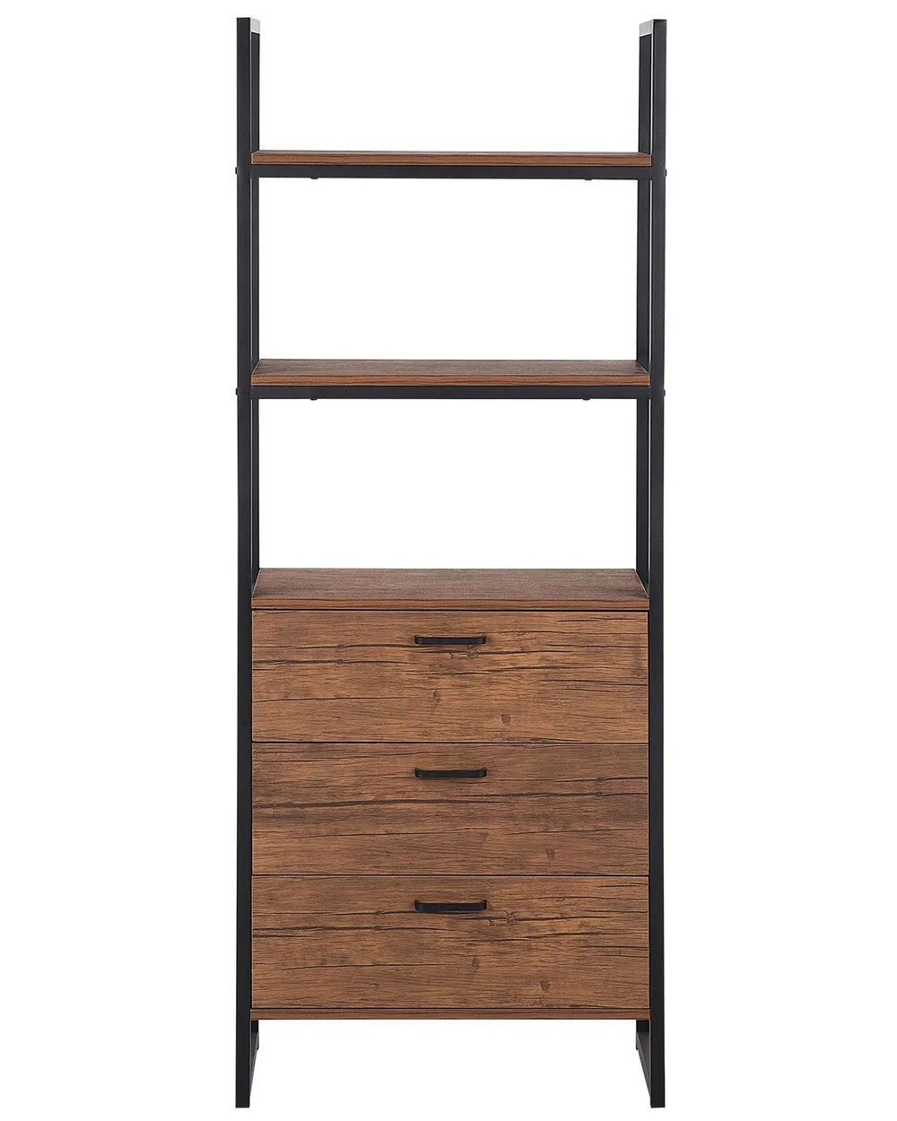 Shelving Unit TIFTON 158 cm Dark Brown_758772