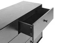 Kommode mit 6 Schubladen ALCESTER Schwarz_946146