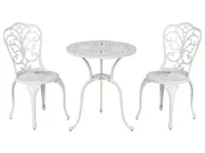 Bistro Set TRIORA/DASCIO Metall Cremeweiß_931826