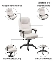 Chefsessel MAGNUS Leinen Hellbeige_1063031