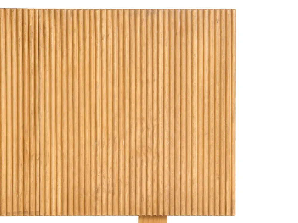 Schlafzimmer Set Kiefernholz AMBAZAC 180 x 200 cm Hellbraun_1119077