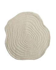 Vloerkleed ANKARAE Beige ø 200 cm Wol_1144218