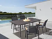 Gartentisch TOLENTINO 180 cm 90 cm Marmor Optik Grauer Marmor_1174409