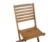 Gartenmöbel Set 6-Sitzer TOLVE mit Schirm (12 Optionen) Akazienholz Braun_863822
