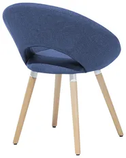 Esszimmerstuhl 2er Set ROSLYN Marineblau_696320