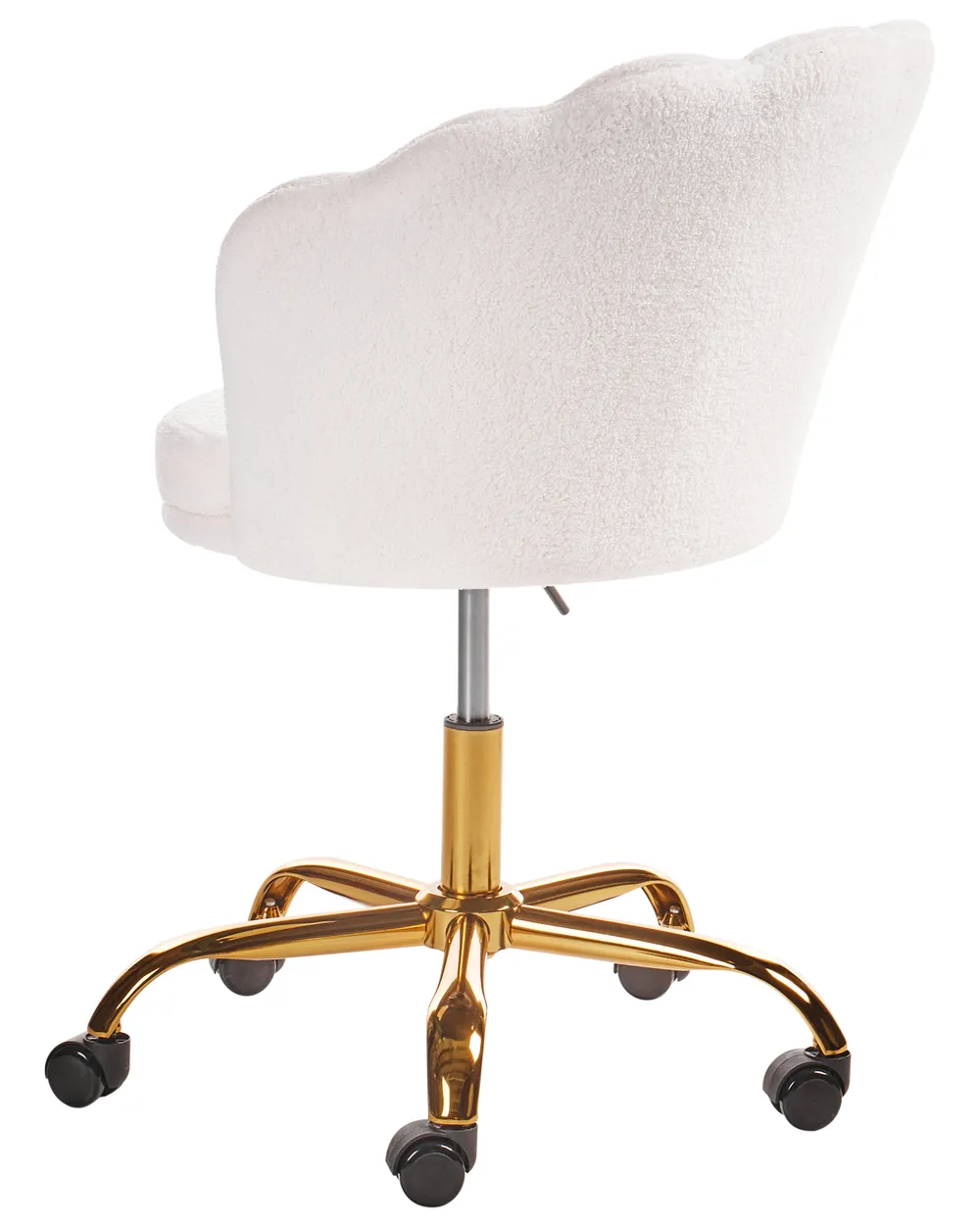 Desk Chair MONTICELLO Boucle White_851743