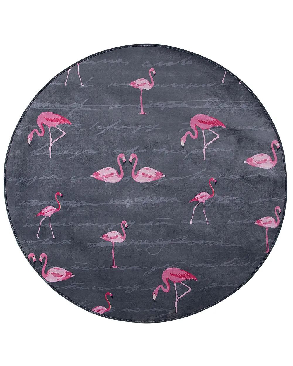 Rug KERTE Dark Grey ø 120 cm