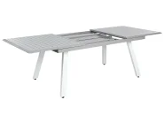 Gartenmöbel Set 8-Sitzer PERETA Metall Grau_891314