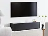Wandmontierter TV-Schrank GLADSTONE Schwarz