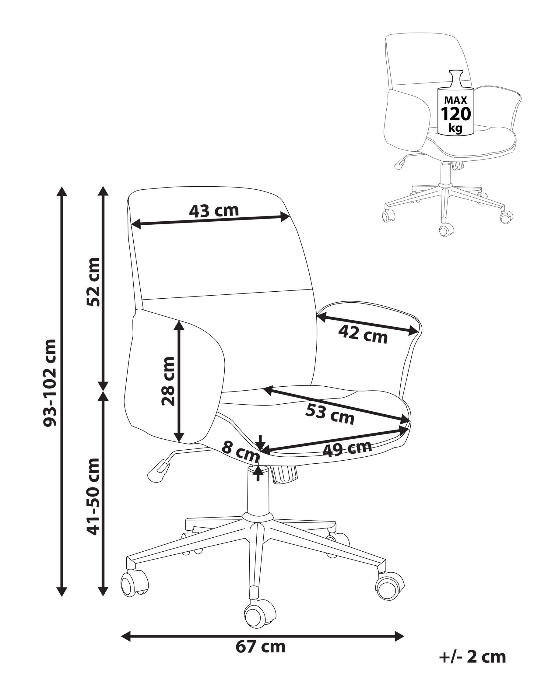Bürostuhl RAVISHING Braun_903293
