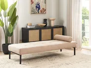 Chaiselongue CHINON Bouclé Beige_931796