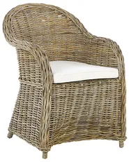 Gartensessel SUSUA Rattan Naturfarben_824173
