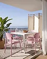 Gartenstuhl 4er Set TUPIZA Rosa