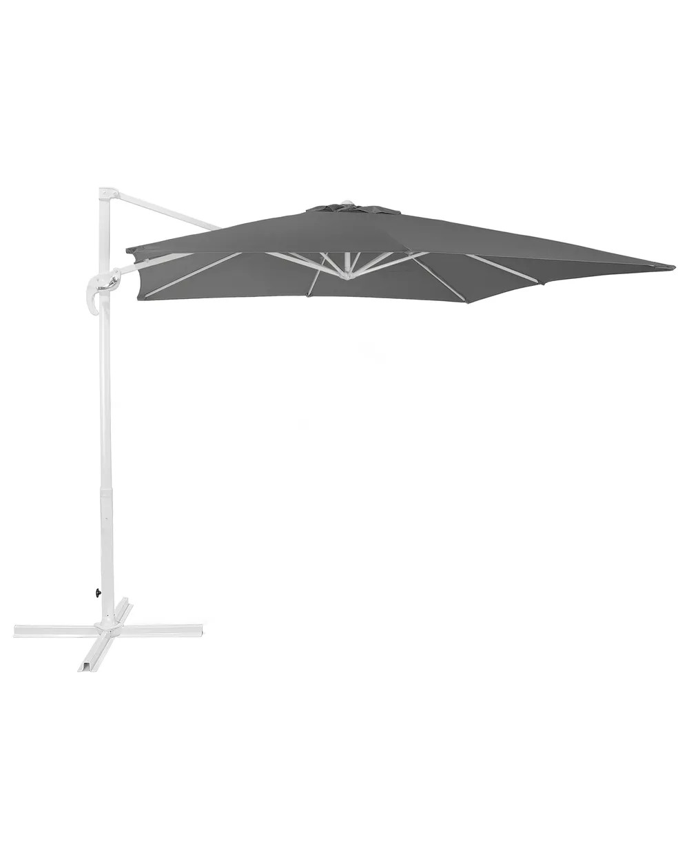 Ampelschirm 250 cm MONZA Dunkelgrau