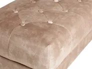 Polsterbank ROSEVILLE Samtstoff Taupe_924412