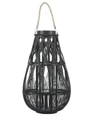 Lantern TONGA 56 cm Bamboo Black_774314