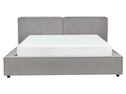 Wasserbett Stoff LINARDS 160 x 200 cm Grau_980461