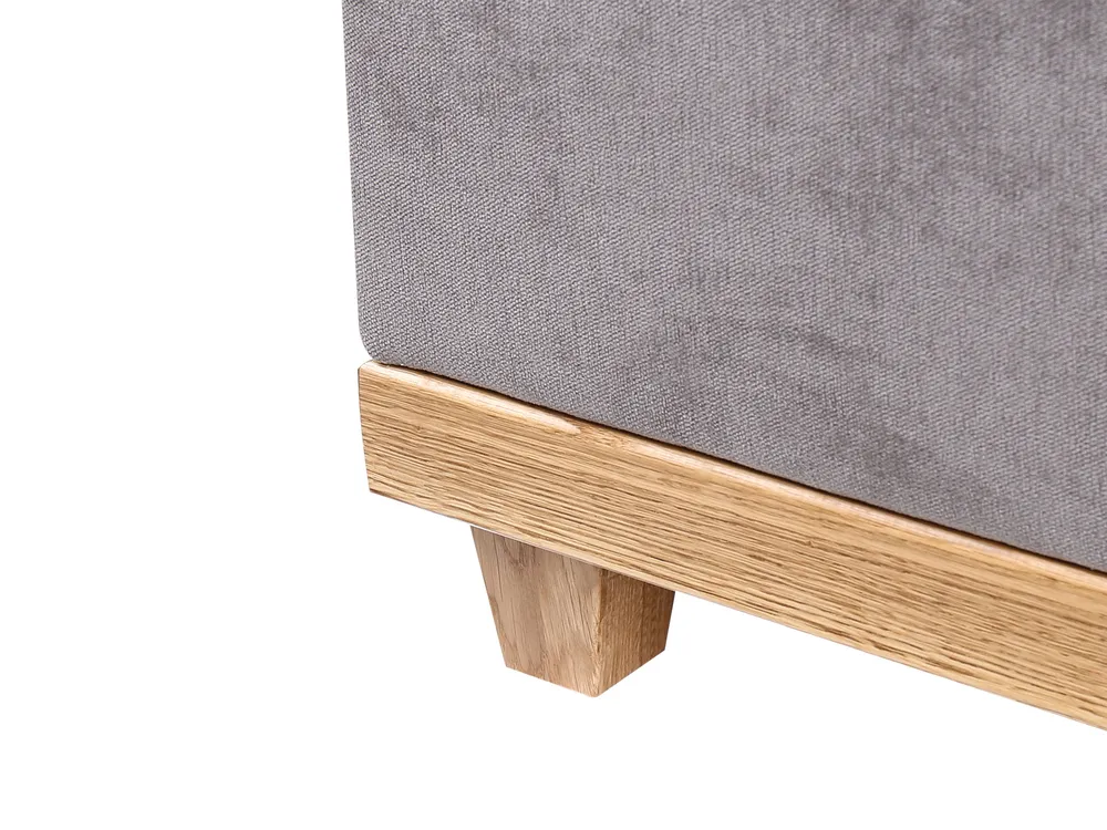 Boxspringbett mit Stauraum DYNASTY Stoff Taupe 180 x 200 cm_953973
