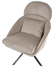 Drehsessel STORVORDE Cord Taupe_1165219