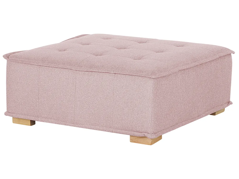 Modul Ecksofa 4-Sitzer TIBRO Stoff Rosa rechtsseitig_825639