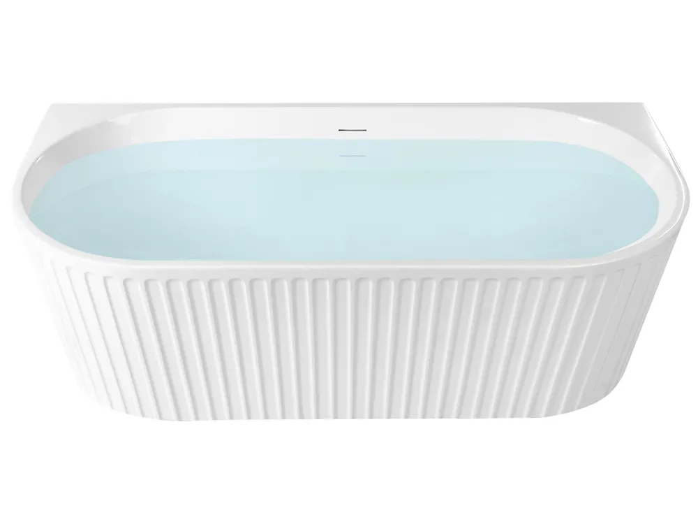 Badewanne SERENA 170 x 80 cm Weiß