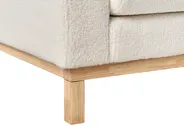 Sofa 3-Sitzer SIGGARD Bouclé Weiß_932388