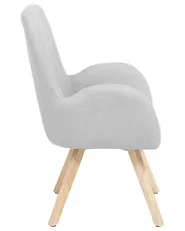Sessel BJARN Stoff Hellgrau_546882