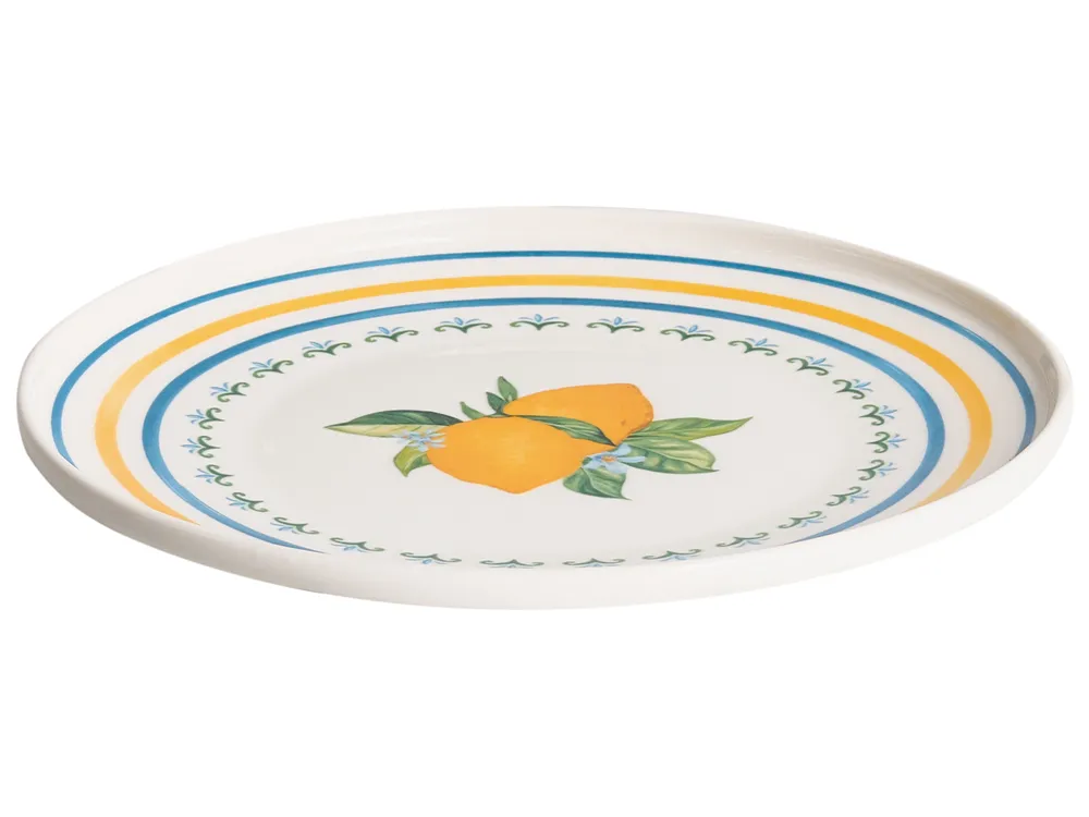 Set of 24 Dinnerware TARRAGON Porcelain White/ Green_1069201