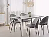 Esstisch SANTIAGO Grauer Betoneffekt 160 cm 80 cm