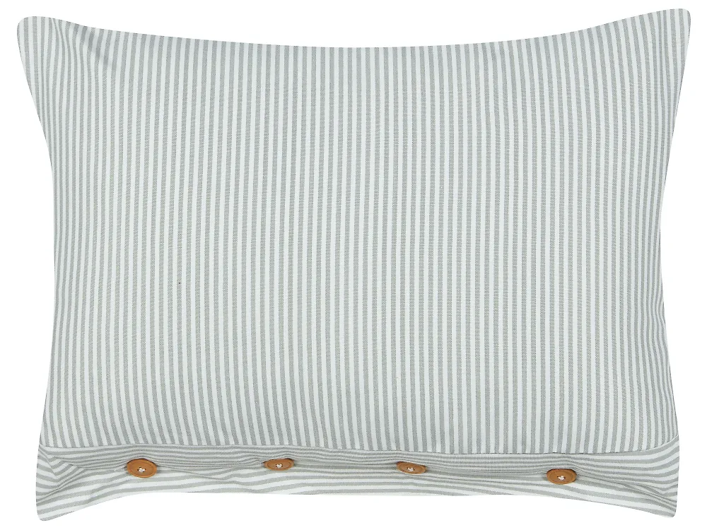 Throw Cushion SEBRINE 40 x 60 cm Mint Green Striped_1183812