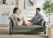 Chaiselongue ARCHIANE Stoff Grün_1037497