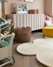 Teppich MALVAN Beige 160 x 230 cm Wolle_1055369