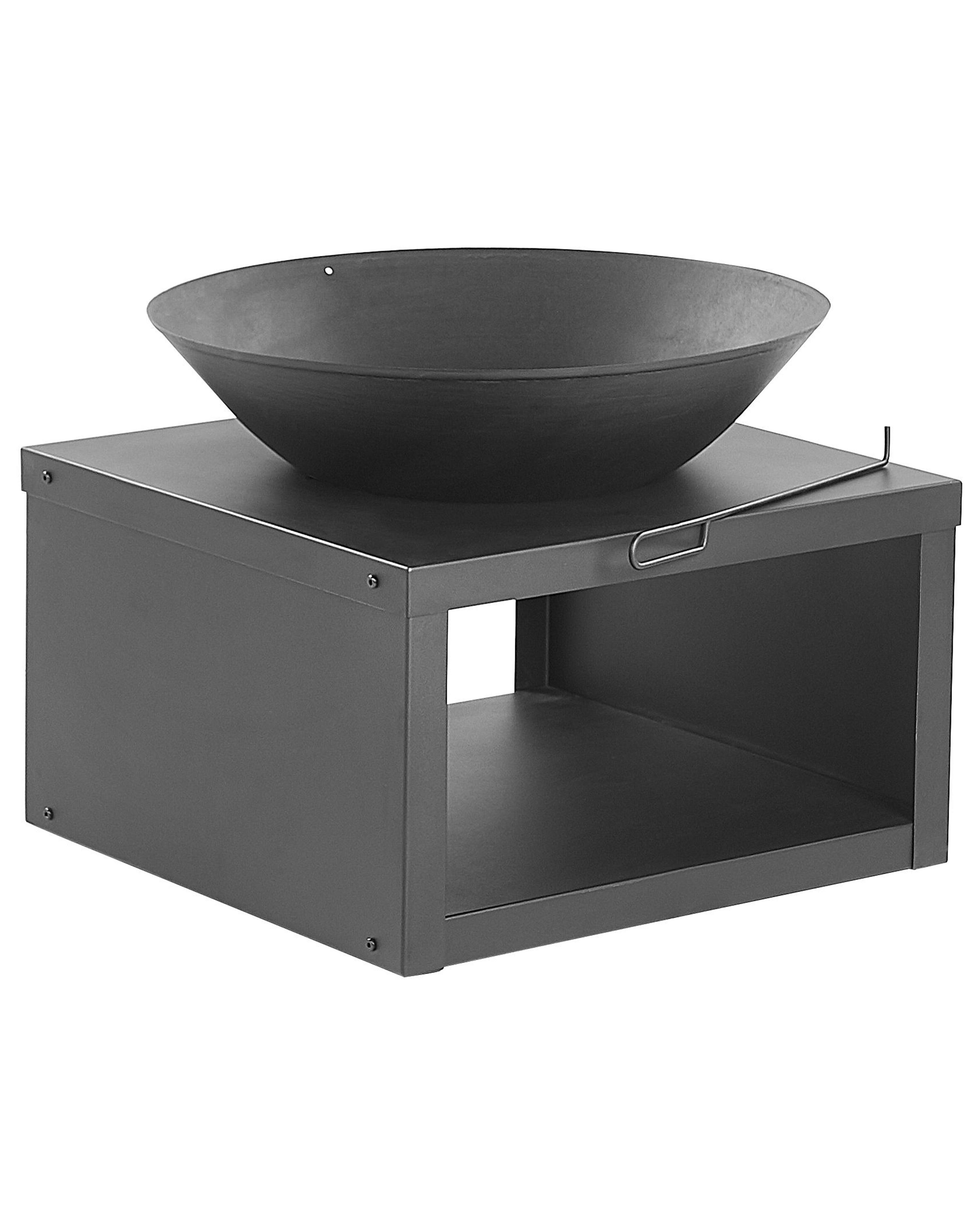 Fire Pit TANARA Metal Black