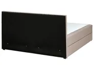 Kontinentalna postelja s prostorom za shranjevanje BARONET Blago Siva bež barva 160 x 200 cm_1004570
